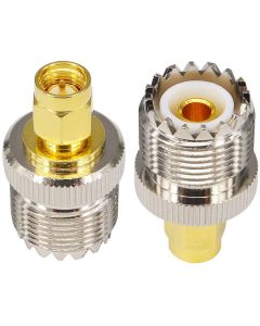SO239 PL259 Female Socket to SMA Male Antenna Adapter Converter