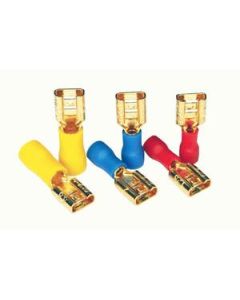 Furutech F-214 Insulated Gold Plated Push-on Terminal BLUE
