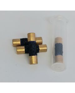 Acme Audio Labs Gold Au Ceramic Fuse Cryogenic Treated with CFC Crystal Fiber Compound Small 5x20mm Slo-Blow
