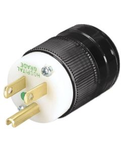 Marinco 8215 Hospital Grade NEMA 15A 125V Plug BLACK