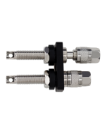 Cardas Audio CCRR-L Binding Post. Long billet copper posts, rhodium over silver plate post & top nut. Glass filled nylon insulator.