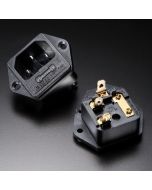 Furutech FI-03 Gold IEC Inlet w/Fuse Holder