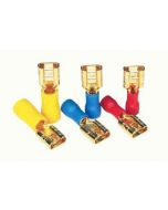 Furutech F-214 Insulated Gold Plated Push-on Terminal BLUE