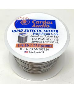 Cardas Audio Quad Eutectic Solder 1/4lb Roll